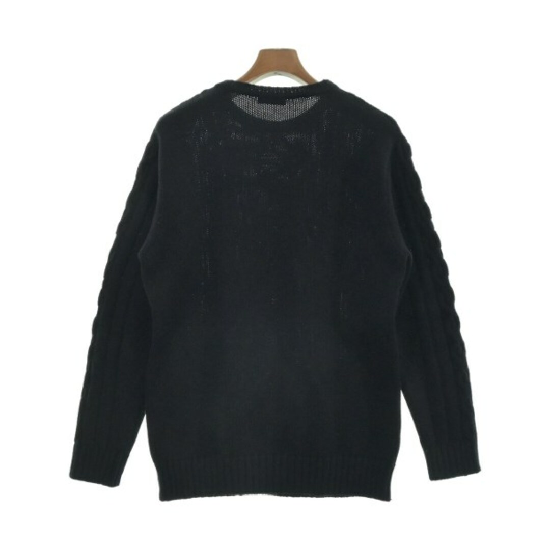 BARNEYS NEW YORK(バーニーズニューヨーク)のBARNEYS NEWYORK ニット・セーター 48(M位) 黒 【古着】【中古】 メンズのトップス(ニット/セーター)の商品写真