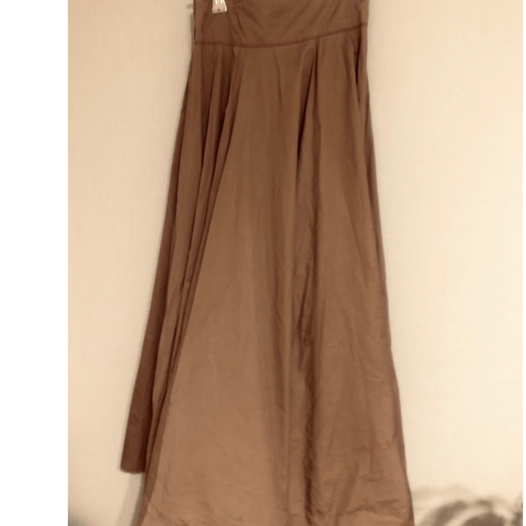 N.Natural beauty basic(エヌナチュラルビューティーベーシック)のN.NATURAL BEAUTY BASIC  ロングスカート ブラウン レディースのスカート(ロングスカート)の商品写真