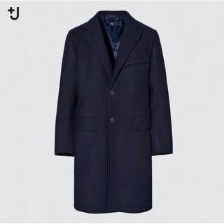 UNIQLO - カシミヤブレンドオーバーサイズチェスターコート 【＋J