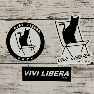 VIVI LIBERA アウトドアステッカー3種類セット(その他)