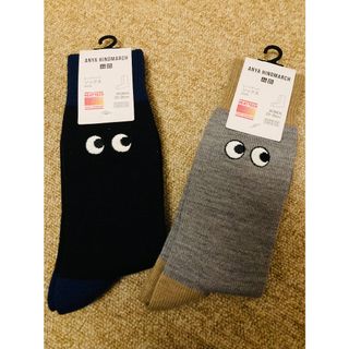 ユニクロ(UNIQLO)の新品〜ユニクロ&アニヤハインドマーチ〜靴下2足セット★(ソックス)