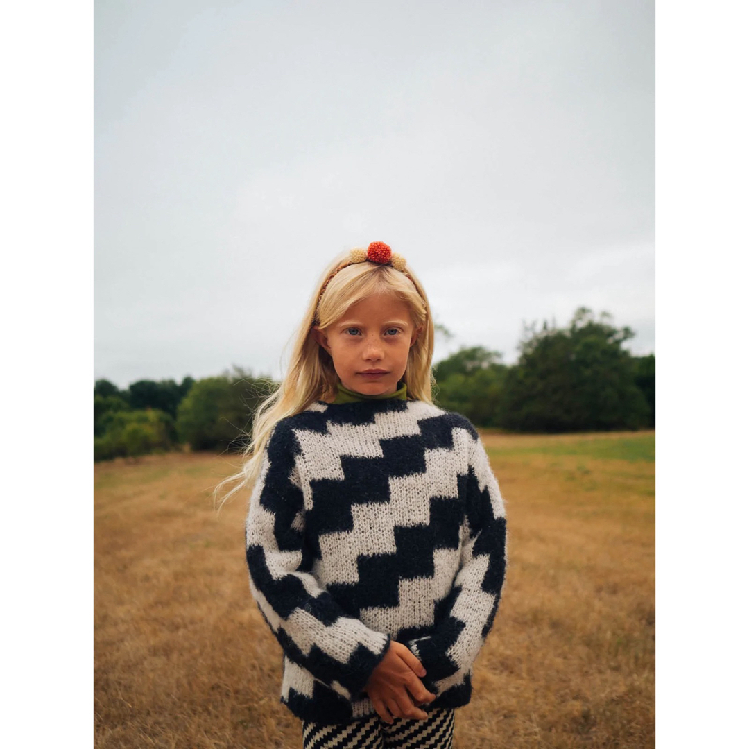 Misha & Puff(ミーシャアンドパフ)の最終価格 Misha and Puff Pullover 8Y キッズ/ベビー/マタニティのキッズ服女の子用(90cm~)(ニット)の商品写真