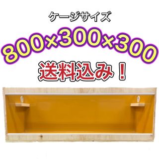 爬虫類ケージ　800×300×300 防水仕様(爬虫類/両生類用品)