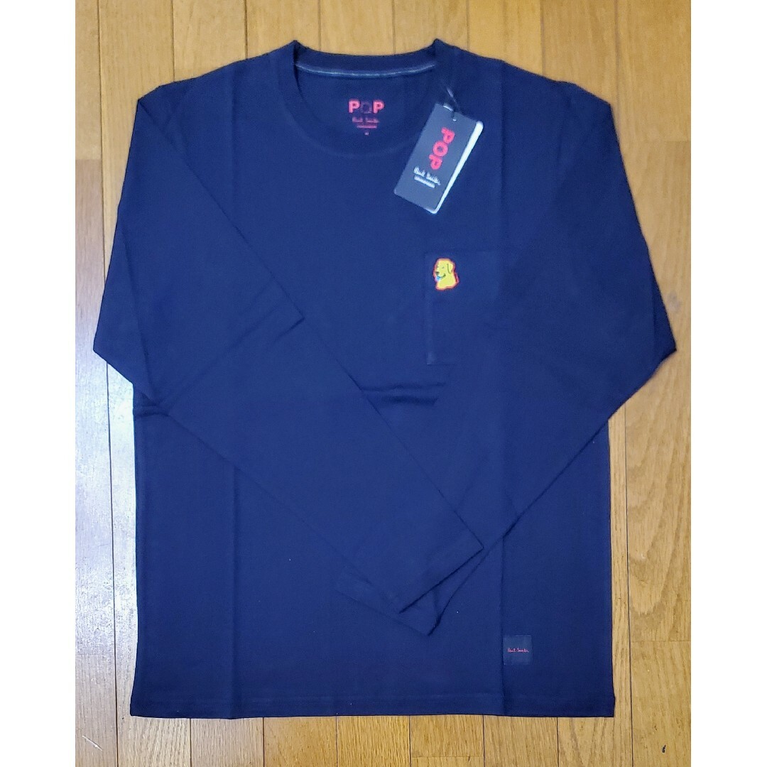 Paul Smith(ポールスミス)のポールスミス　新品　メンズ　ロングTシャツ(ドッグ/ネイビーM) メンズのトップス(Tシャツ/カットソー(七分/長袖))の商品写真