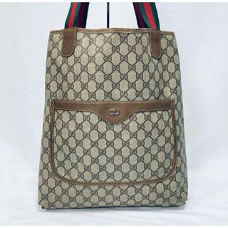 グッチ(Gucci)のGUCCI　トートバッグ　GGスプリーム　シェリーラインGG柄　PVCレザー(トートバッグ)