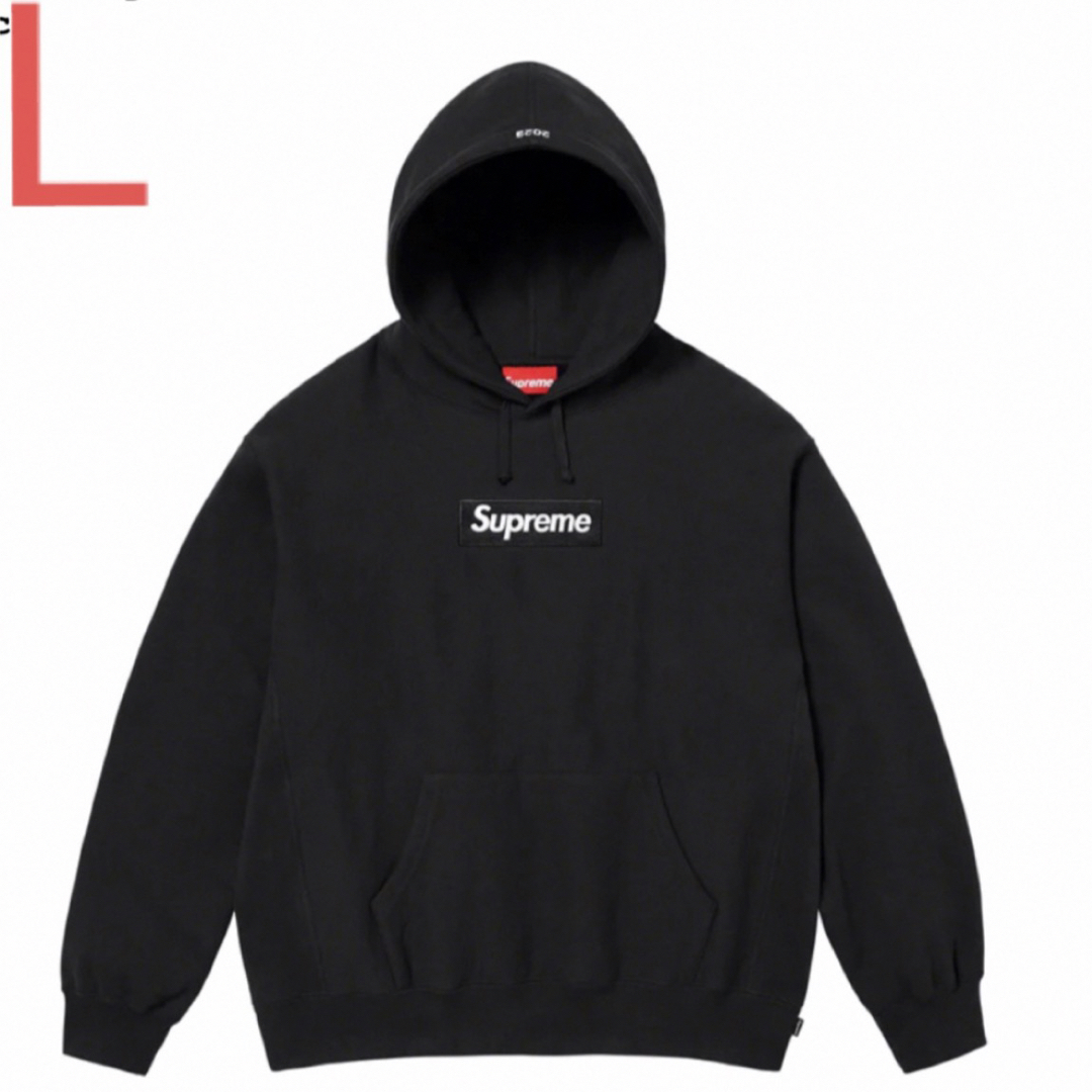 パーカーsupreme Box Logo Hooded Sweatshirt black