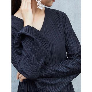 ランデブー(RANDEBOO)のRANDEBOO natural dress black(ロングワンピース/マキシワンピース)