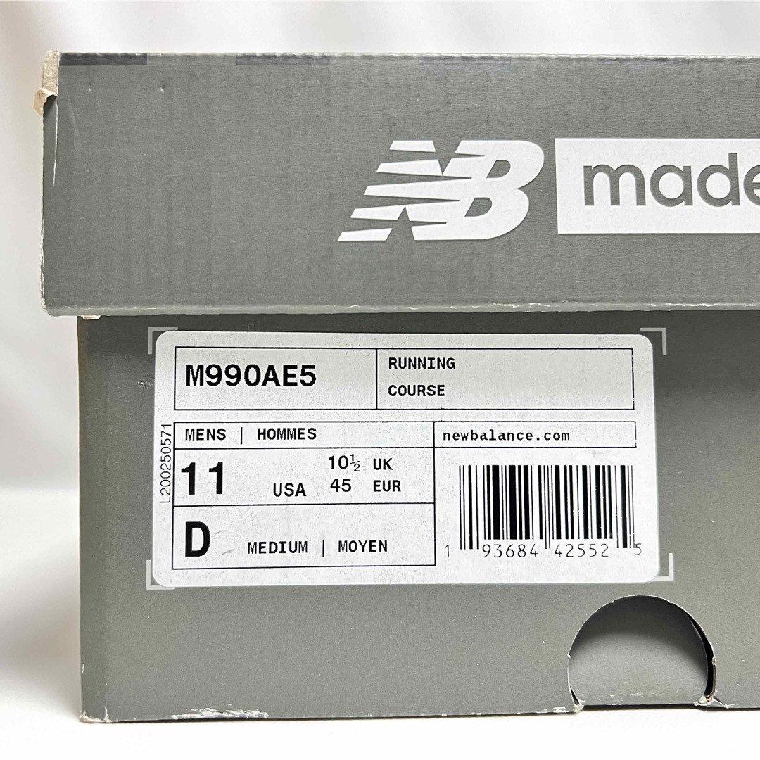 New Balance(ニューバランス)の29cm 日本未発売 USA製 ニューバランス 990 AE5 V5 スニーカー メンズの靴/シューズ(スニーカー)の商品写真