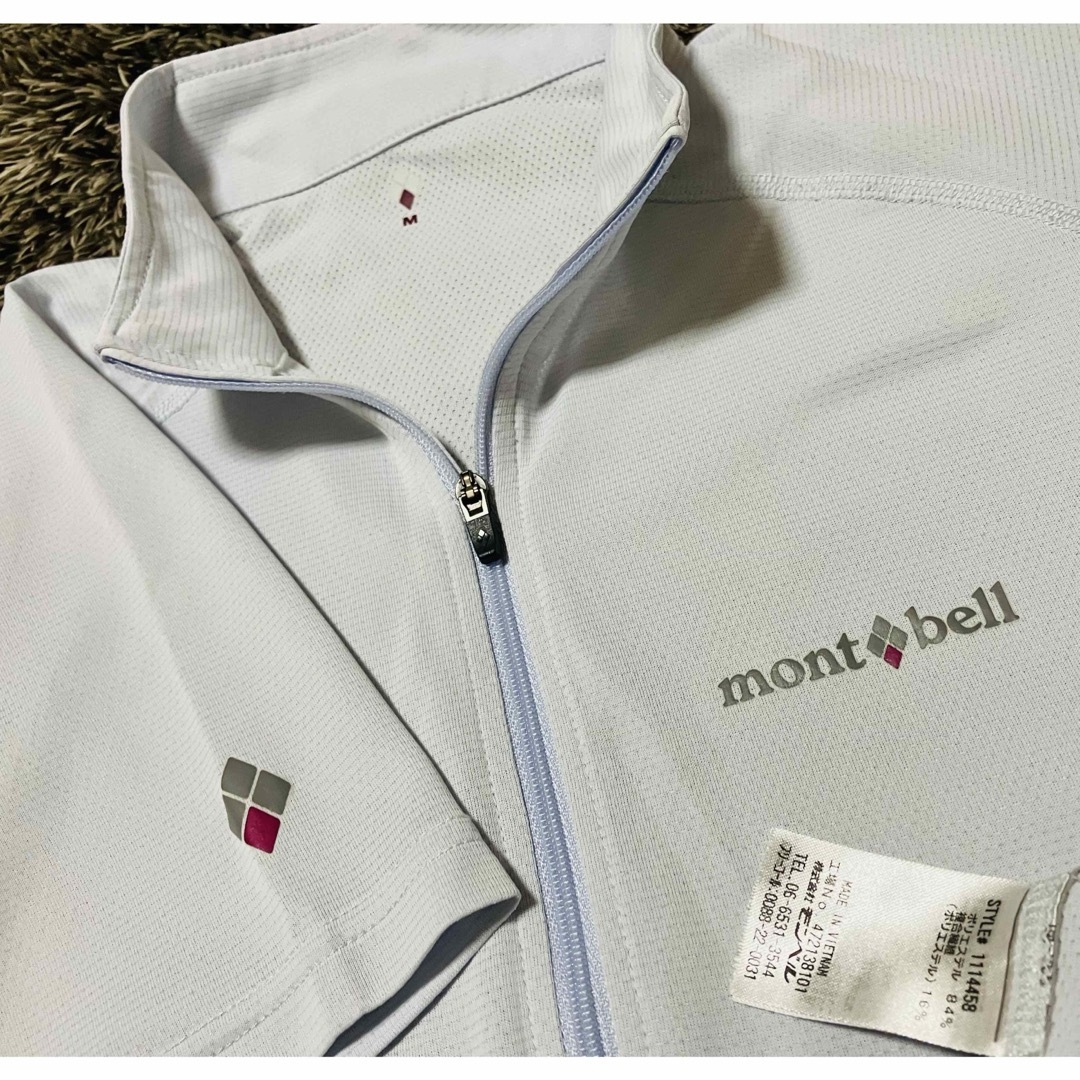 mont bell(モンベル)のmont-bell クール SS ジップシャツ ウイックロン(R)クール 美品 スポーツ/アウトドアのアウトドア(その他)の商品写真