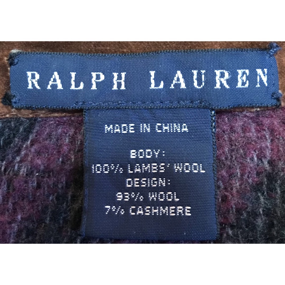 Ralph Lauren(ラルフローレン)の稀少モデル 渋さ抜群 ラルフローレン ネイティブ柄 ウール ラグジャケット レディースのジャケット/アウター(テーラードジャケット)の商品写真