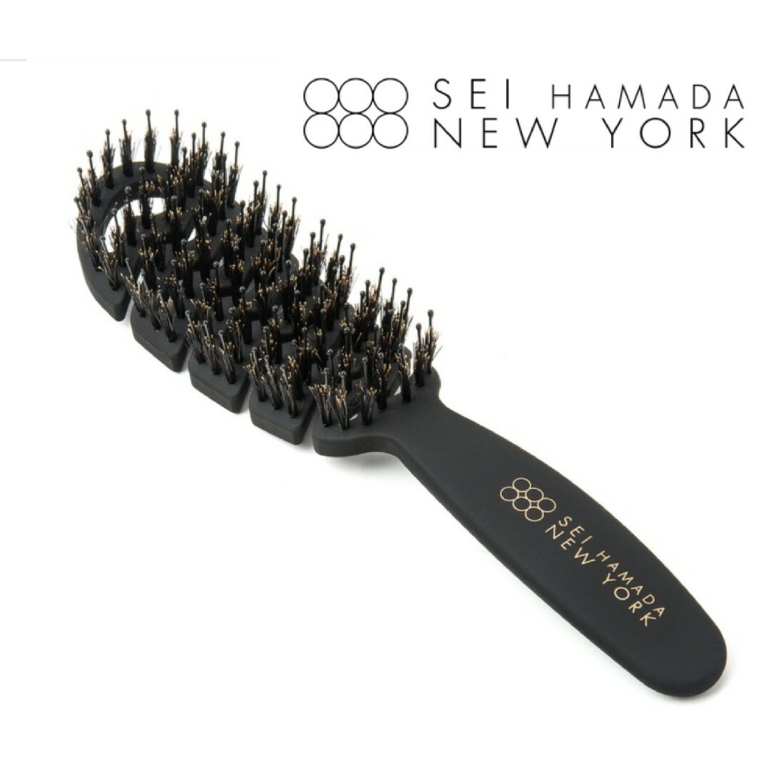 Sei Hamada NY 3in1 ブラシ　セイ ハマダ ニューヨーク　新品 コスメ/美容のヘアケア/スタイリング(ヘアブラシ/クシ)の商品写真