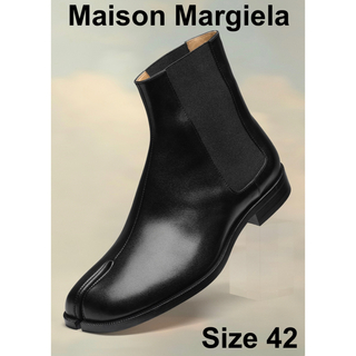 マルタンマルジェラ(Maison Martin Margiela)の【新品未使用】メゾン マルジェラ タビ チェルシーブーツ ブラック 42サイズ(ブーツ)