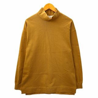 アザー(other)のサルートヘム モックネック 長袖 無地 Tシャツ カットソー ロンT 48(L)(Tシャツ/カットソー(七分/長袖))