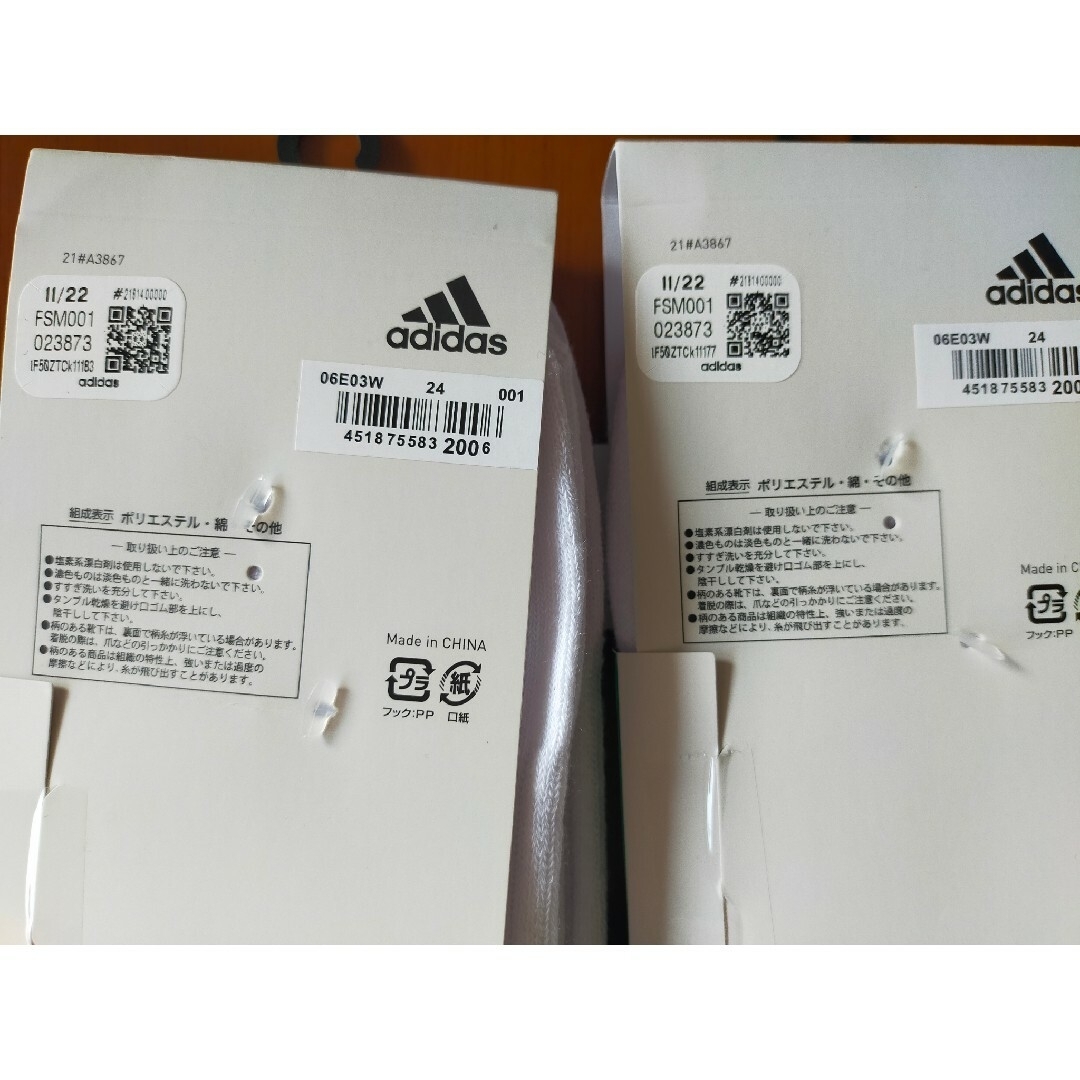 adidas(アディダス)の新品 未使用 24～26cm adidas ソックス 6足 定価2838円 メンズのレッグウェア(ソックス)の商品写真