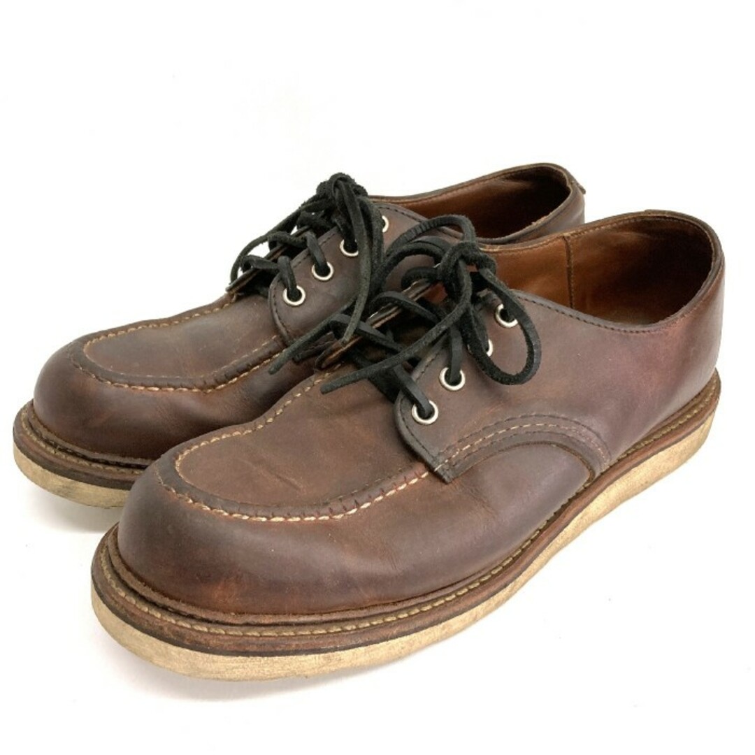 ★REDWING レッドウィング 8095 17年 オックスフォード カッパー ラフ＆タフ モックトゥ ブラウン size27.5cmUK85無し