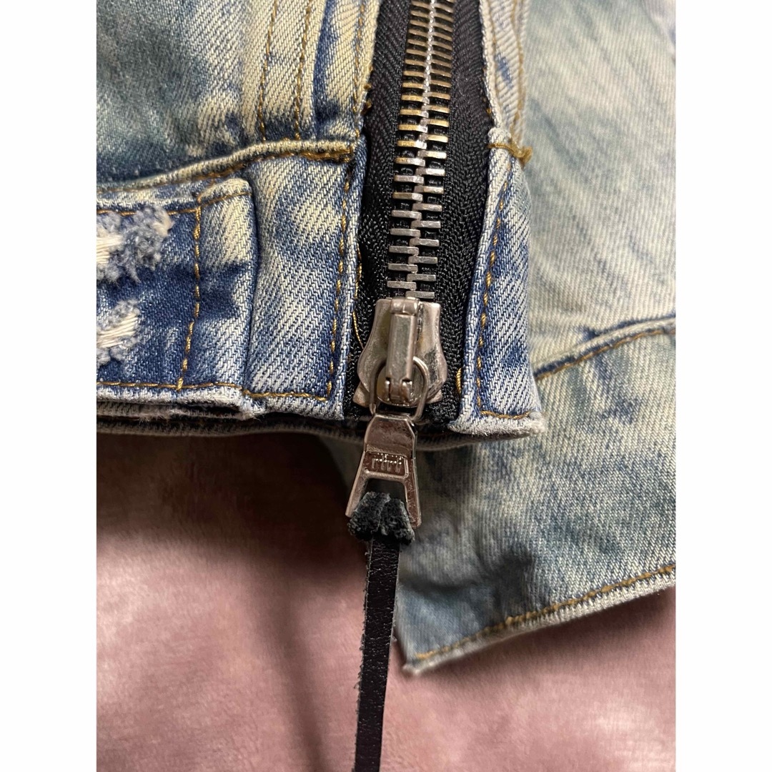 AMIRI - amiri アミリ ムートンダメージ加工デニムジャケット AMIRI - amiri アミリ ムートンダメージ加工デニムジャケット