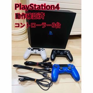 プレイステーション4(PlayStation4)のPlayStation4 プレイステーション4 pro 1TB コントローラー3(家庭用ゲーム機本体)