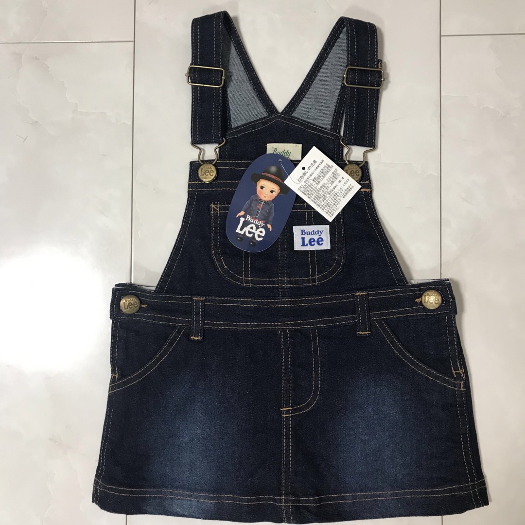 Buddy Lee(バディーリー)の《新品》Buddy Lee ジャンパースカート　95 キッズ/ベビー/マタニティのキッズ服女の子用(90cm~)(ワンピース)の商品写真