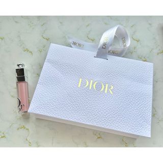 ディオール(Dior)のディオール アディクト リップ マキシマイザー 001 ピンク　ギフトバッグ付き(リップグロス)