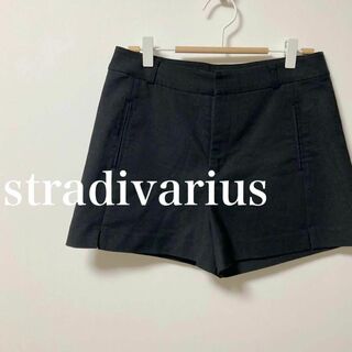 ストラディバリウス(stradivarius)のstradivarius ストラディバリウス　ショートパンツ  黒　ブラック(ショートパンツ)