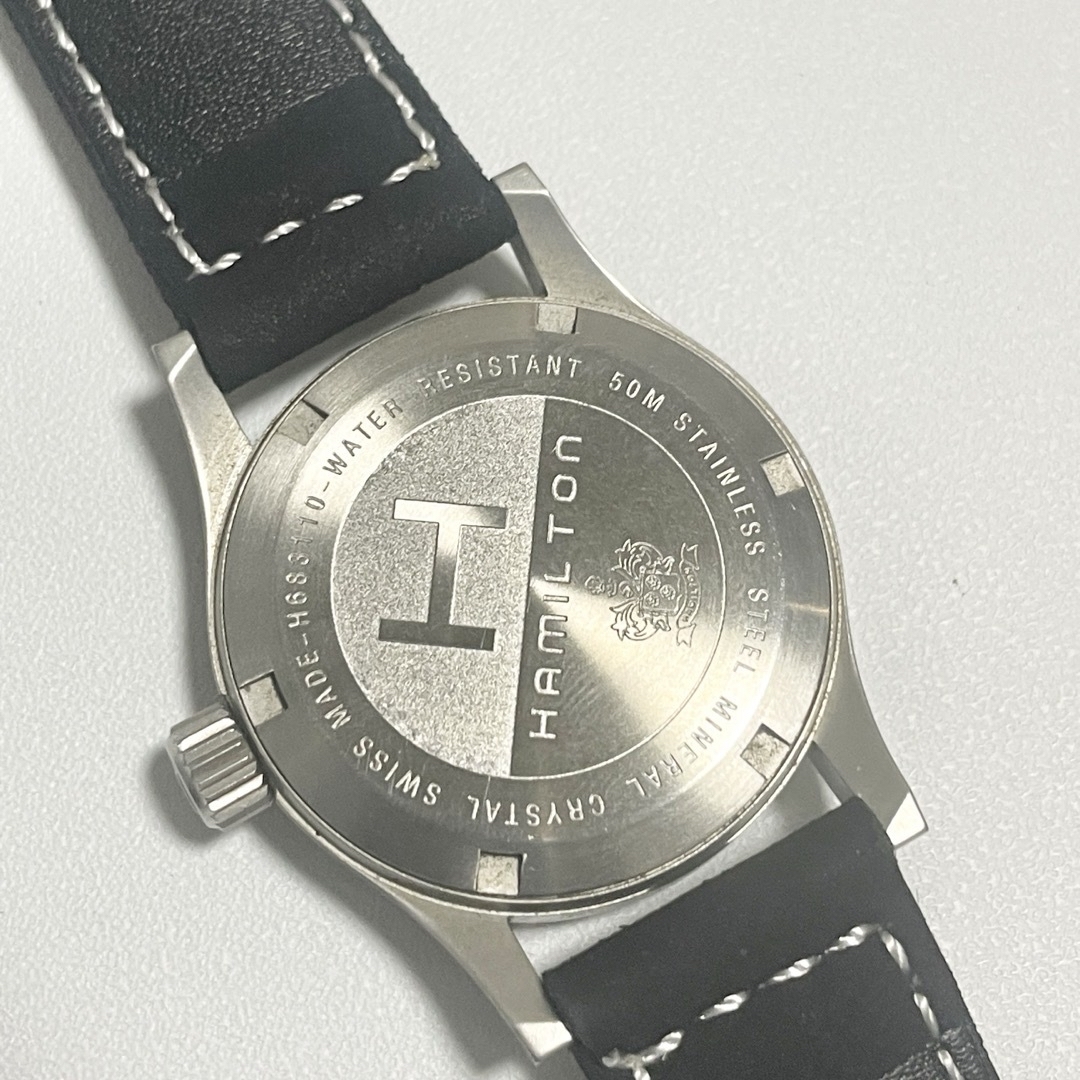 Hamilton - ☆電池、ベルト2本新品☆ハミルトン カーキ メンズ Hamilton - ☆電池、ベルト2本新品☆ハミルトン カーキ メンズ