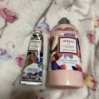 ロクシタン(L'OCCITANE)のロクシタン　数量限定エルバヴィオレット　ボディクリーム&ハンドクリーム(ボディローション/ミルク)