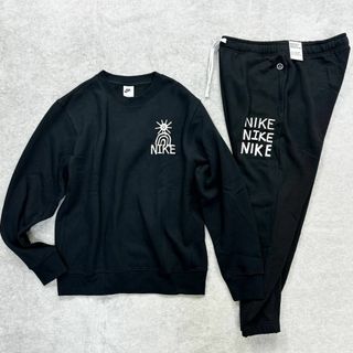 ナイキ(NIKE)の新品 NIKE Lサイズ スウェット セットアップ 裏起毛 人気ロゴ(スウェット)