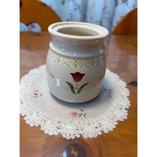 ローラアシュレイ(LAURA ASHLEY)の陶器チューリップ柄ツールスタンド(キッチン収納)