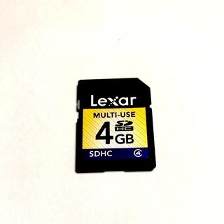 レキサー(Lexar)のLexar SDHCカード4GB(携帯用ゲーム機本体)