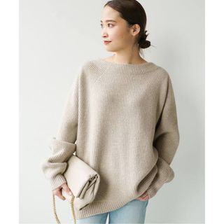 ドゥーズィエムクラス(DEUXIEME CLASSE)の美品❣️定価30800円 ドゥーズィエムクラス OLBIA アゼプルオーバー(ニット/セーター)