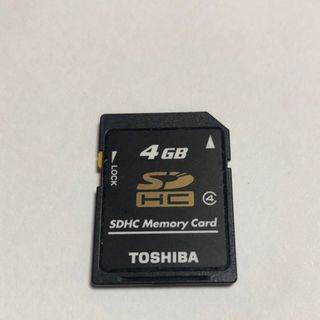 トウシバ(東芝)のTOSHIBA SDHCメモリーカード4GB(携帯用ゲームソフト)