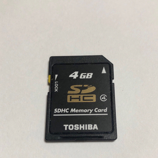 トウシバ(東芝)のTOSHIBA SDHCメモリーカード4GB(携帯用ゲームソフト)