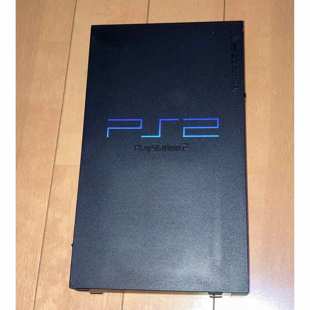 PlayStation2(プレイステーション2)のPS2 SCPH-50000 本体セット クリアブラック エンタメ/ホビーのゲームソフト/ゲーム機本体(家庭用ゲーム機本体)の商品写真