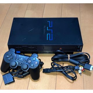 プレイステーション2(PlayStation2)のPS2 SCPH-50000 本体セット クリアブラック(家庭用ゲーム機本体)