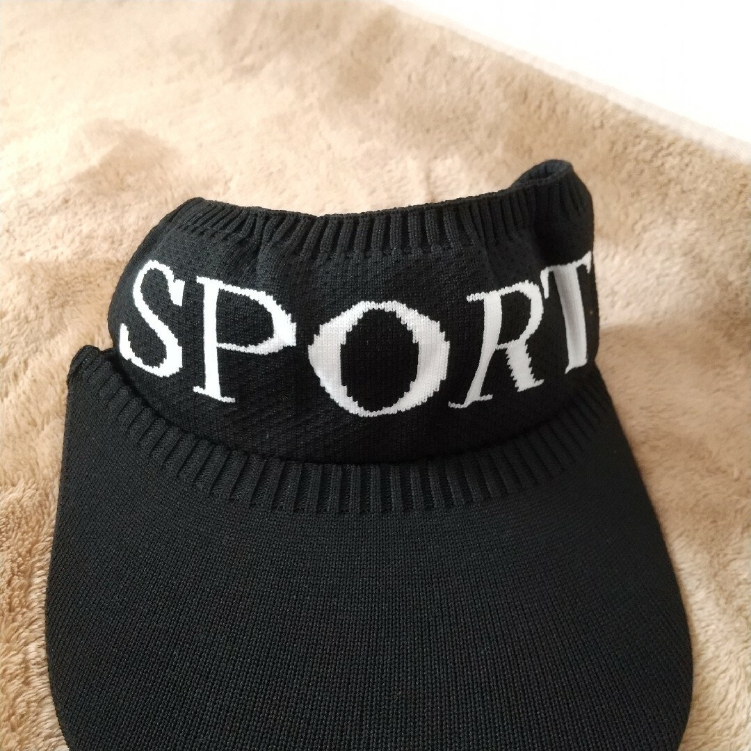 新品 sports サンバイザー黒白ベージュ3コセット エンタメ/ホビーのエンタメ その他(その他)の商品写真