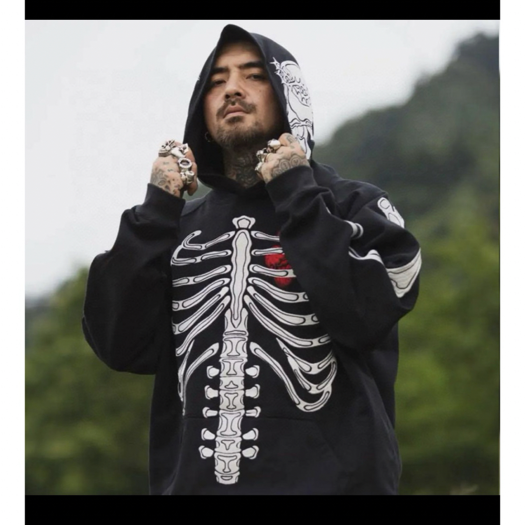 WACKO MARIA(ワコマリア)のMAYO BONES EMBROIDERY HOODIE パーカー メンズのトップス(パーカー)の商品写真