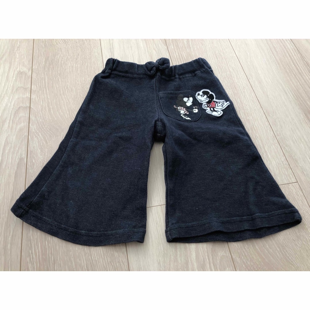 Disney(ディズニー)のミッキー&ミニー　ワイドパンツ キッズ/ベビー/マタニティのキッズ服女の子用(90cm~)(パンツ/スパッツ)の商品写真