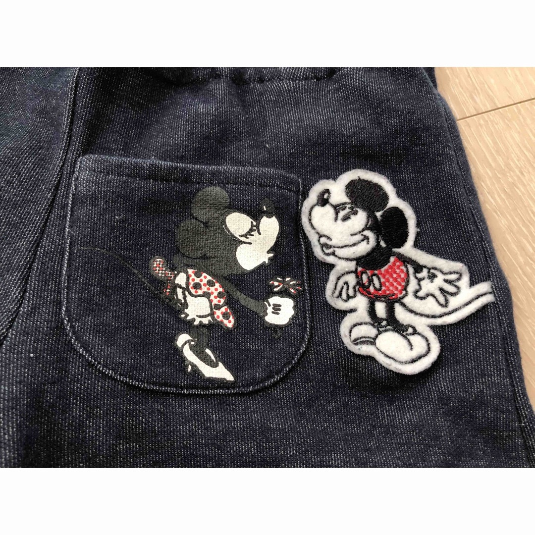 Disney(ディズニー)のミッキー&ミニー　ワイドパンツ キッズ/ベビー/マタニティのキッズ服女の子用(90cm~)(パンツ/スパッツ)の商品写真