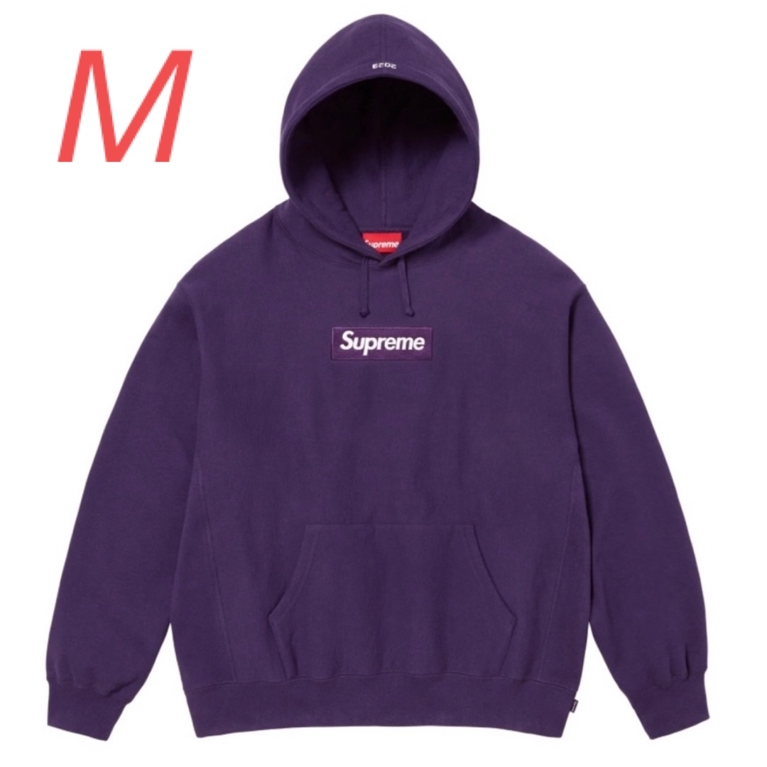 Supreme(シュプリーム)のSupremeシュプリームBox Logoボックスロゴ 紫 M  メンズのトップス(パーカー)の商品写真