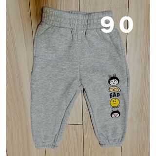 ギャップキッズ(GAP Kids)のギャップキッズ GAP HOZO スウェットパンツ　グレー　裏起毛　90(パンツ/スパッツ)