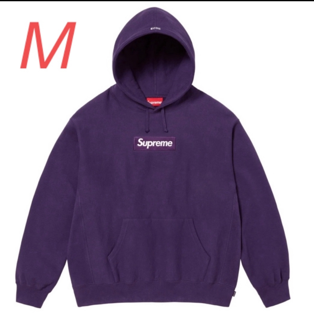 Supreme(シュプリーム)のSupremeシュプリームBox Logoボックスロゴ 紫 M  メンズのトップス(パーカー)の商品写真