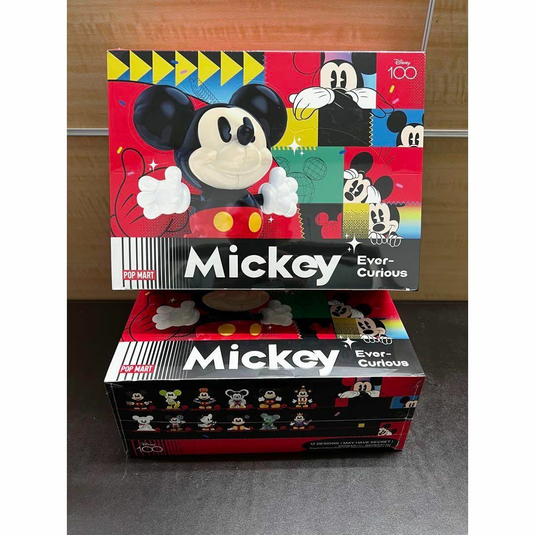 Disney100POPMART Mickey ever-curious シュリンク未開封 1箱