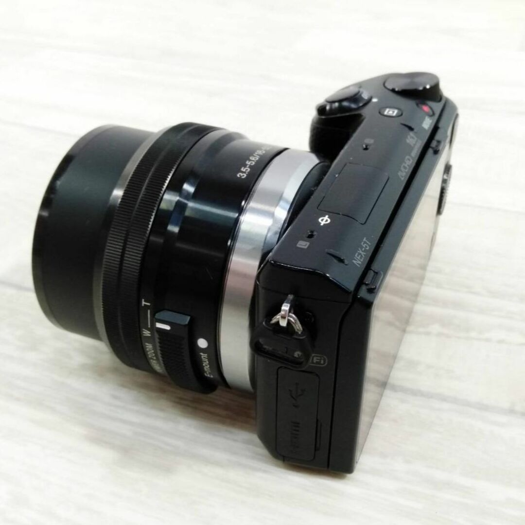 【美品】SONY  デジタル一眼カメラ「NEX-5T」パワーズームレンズキットデジタル一眼