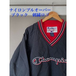 チャンピオン(Champion)のチャンピオン champion  ナイロンジャケット L 刺繍ロゴ(ブルゾン)