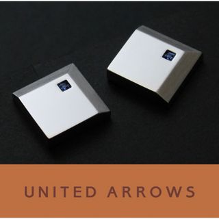 ユナイテッドアローズ(UNITED ARROWS)の4595◆ユナイテッドアローズ◆カフス◆シルバーブルーストーン◆カフスボタン(カフリンクス)