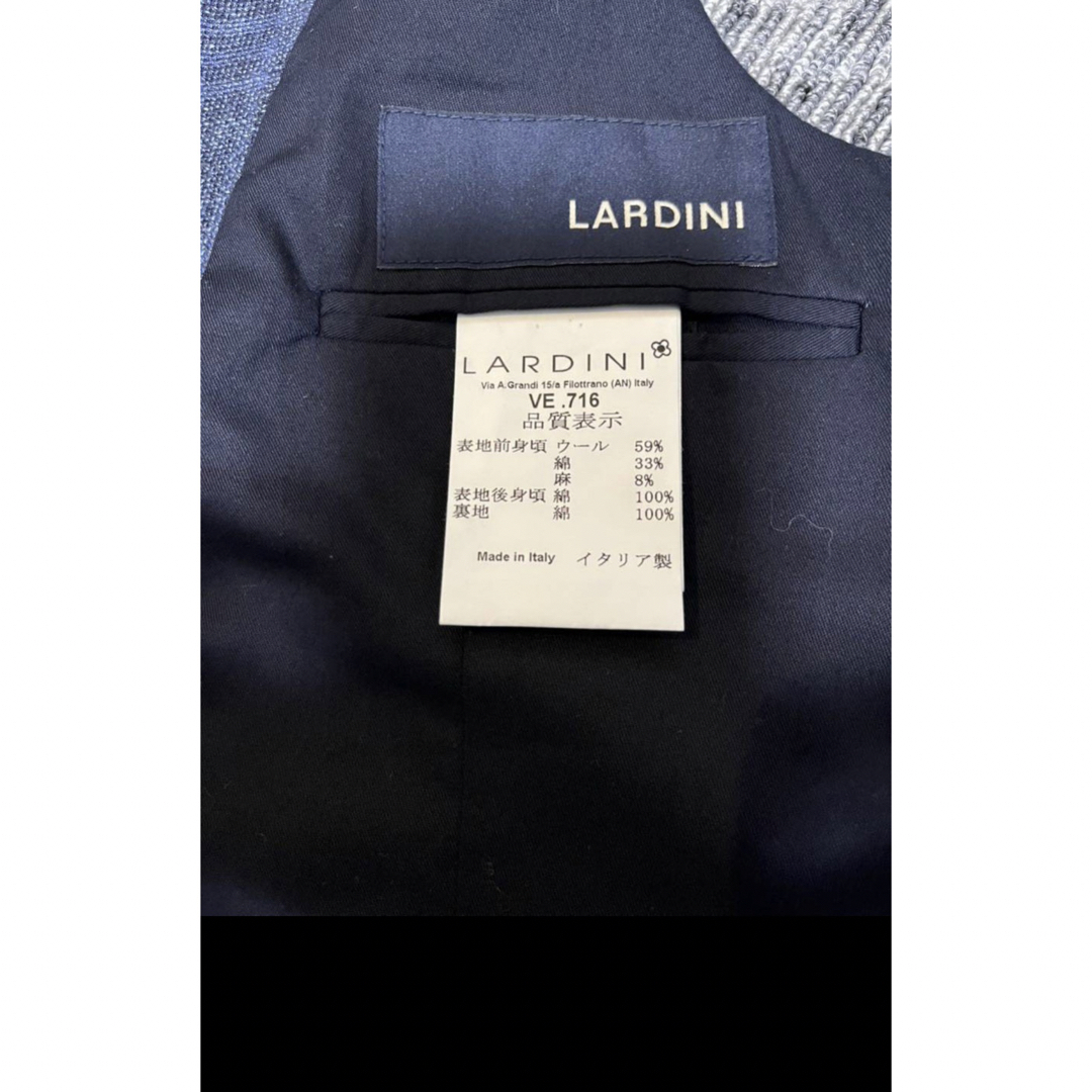 LARDINI - 定価3,9万 LARDINI ラルディーニ ベスト ジレ チェック柄 