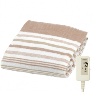 電気敷き毛布　日本製　シングル　スライド式(電気毛布)