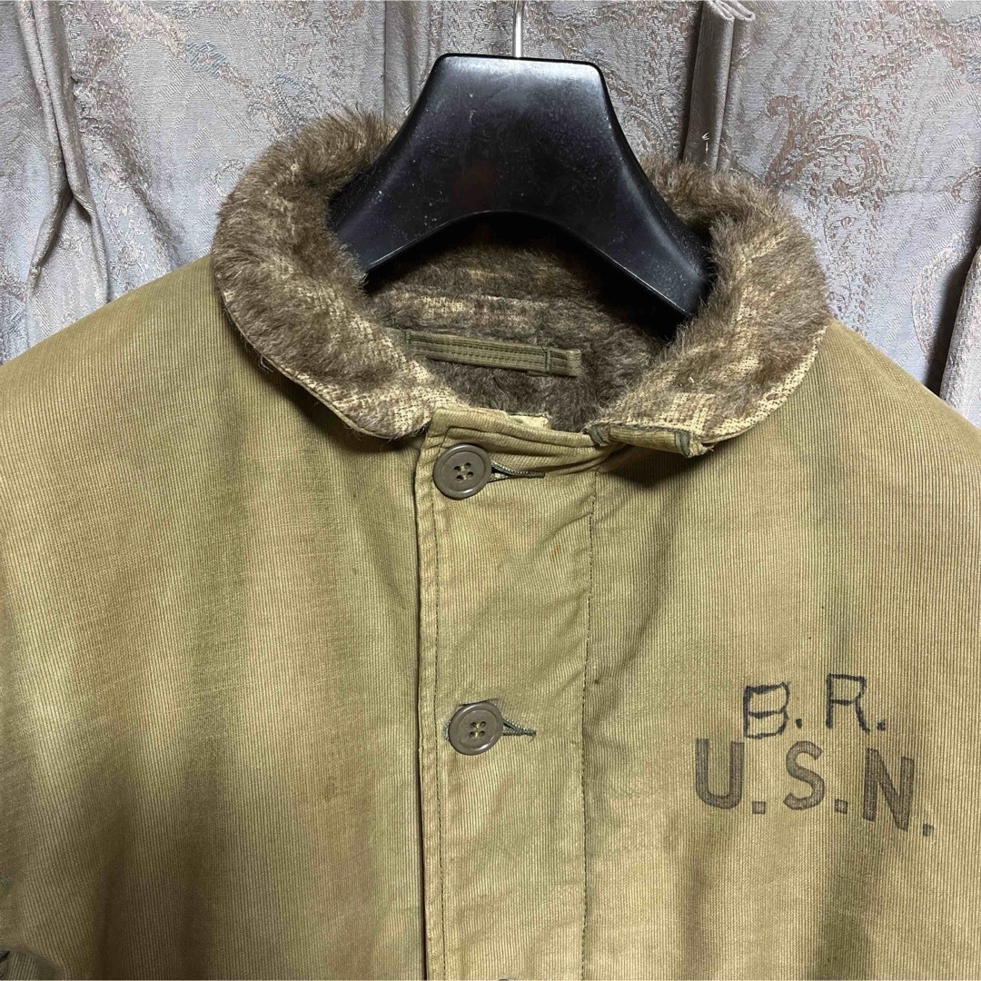 40s 面倒臭く usn ヴィンテージ n-4 デッキジャケット ミリタリー 40s 面倒臭く usn ヴィンテージ n-4 デッキジャケット ミリタリー