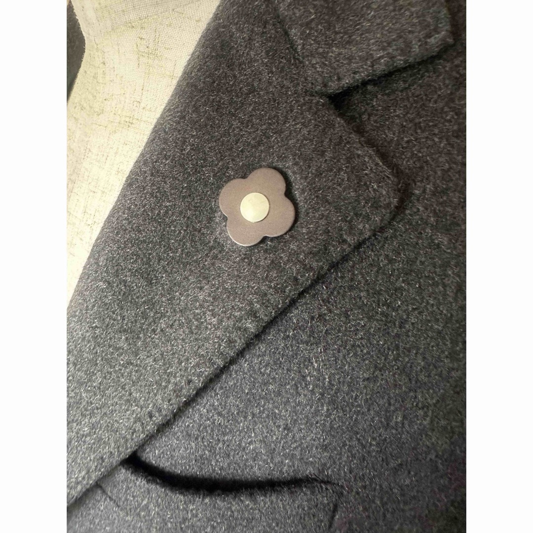 LARDINI(ラルディーニ)の定価23,3万 ラルディーニ シングル3B チェスターコート カシミア ブラック メンズのジャケット/アウター(チェスターコート)の商品写真