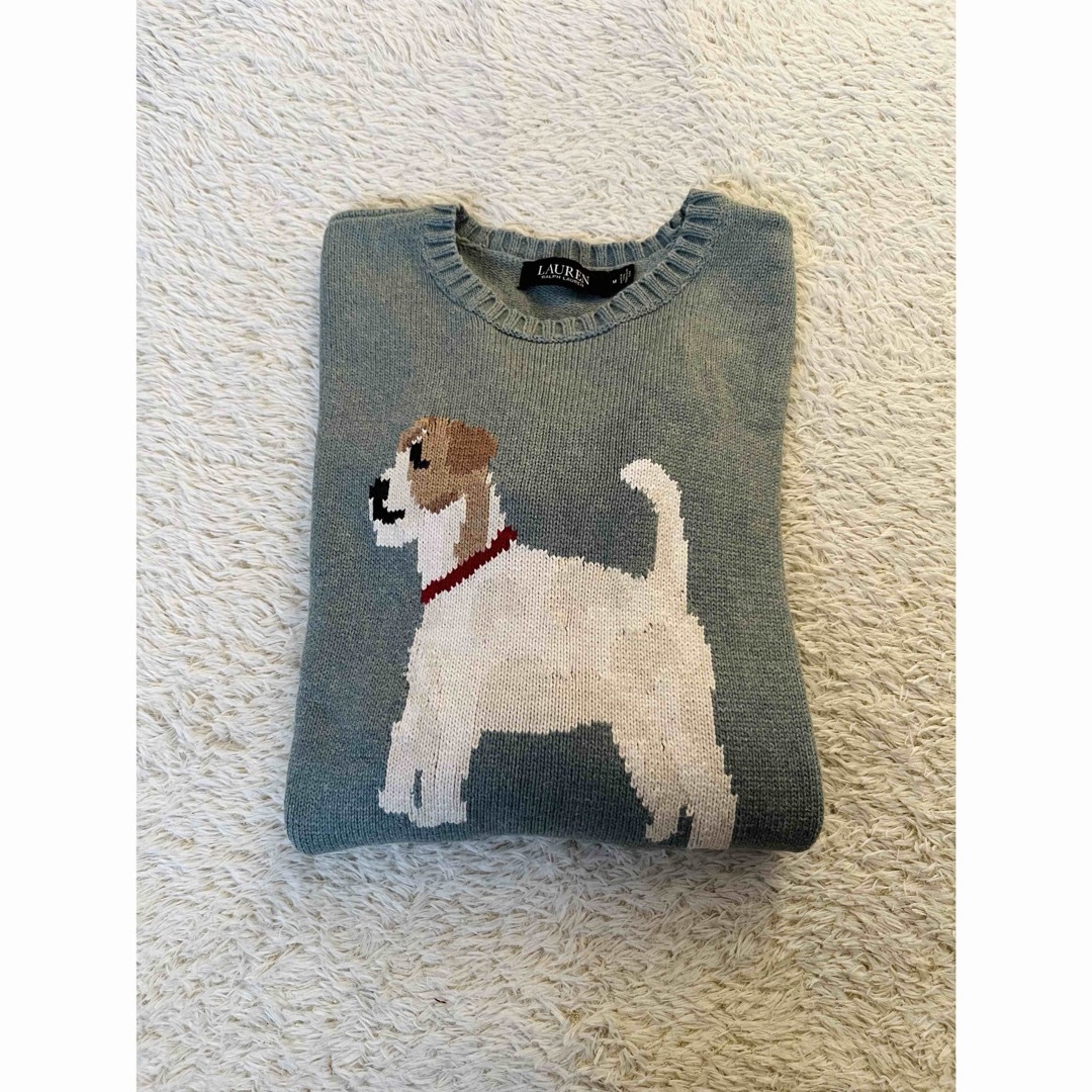 POLO RALPH LAUREN(ポロラルフローレン)のポロ　ラルフローレン　ローレンラルフローレン　ニット　犬柄　トップス　人気　完売 レディースのトップス(ニット/セーター)の商品写真